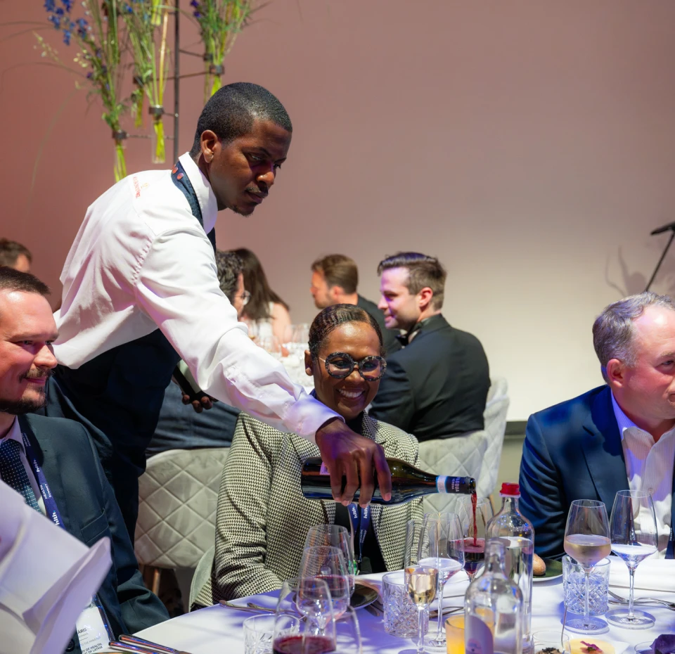 Dinner serving